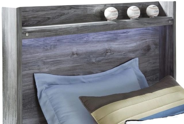 Signature Design by Ashley® Baystorm Gray Twin Panel Headboard-3