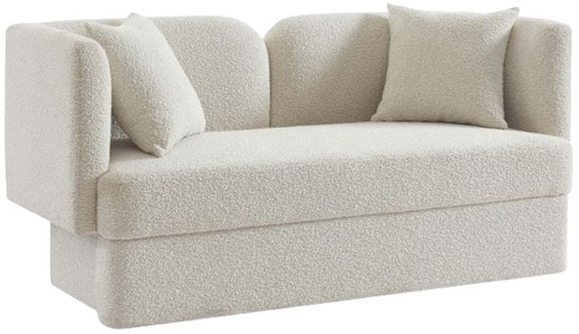 Meridian Furniture Marcel Cream Loveseat-0