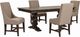 Liberty Furniture Armand 5-Piece Antique Brownstone/Gray Trestle Dining Set-0