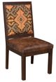 Horizon Home® Santa Fe Brown-Orange Upholstered Dining Side Chair-0