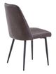 Jofran Inc. Urban Archive Maddox Dark Brown Upholstered Counter Stool-4