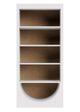 Riverside Furniture Rosalie White Caps Bookcase-2