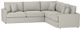 Bassett® Furniture Allure Smoke Large L-Shaped Sectional-0