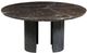 Vanguard® Furniture Sae Black Marquesa Marble Chat Table-1