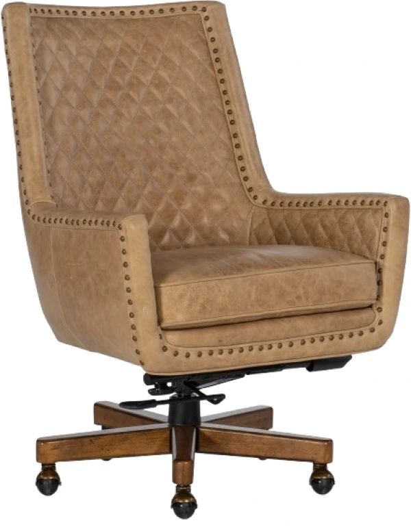 Hooker® Furniture EC Kent Venerando Bisque Executive Swivel Tilt Chair-0