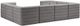 Meridian Furniture Quincy 8-Piece Grey Modular Sectional Set-1