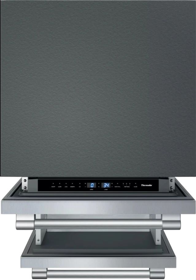 Thermador® Freedom® 24'' 4.4 Cu. Ft. Stainless Steel Under Counter Double Drawer Refrigerator-1