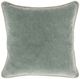Classic Home Heirloom Velvet Bay Green 22"x22" Throw Pillow-0