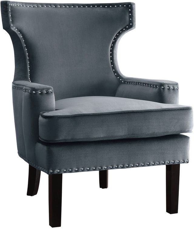 Homelegance® Lapis Gray Accent Chair-0