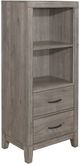 Homelegance® Woodrow Brownish Gray Pier/Tower Nightstand-0