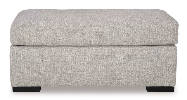 Benchcraft® Evansley Pewter Ottoman-1