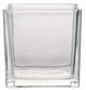 A & B Home Clear Small Square Vase-2
