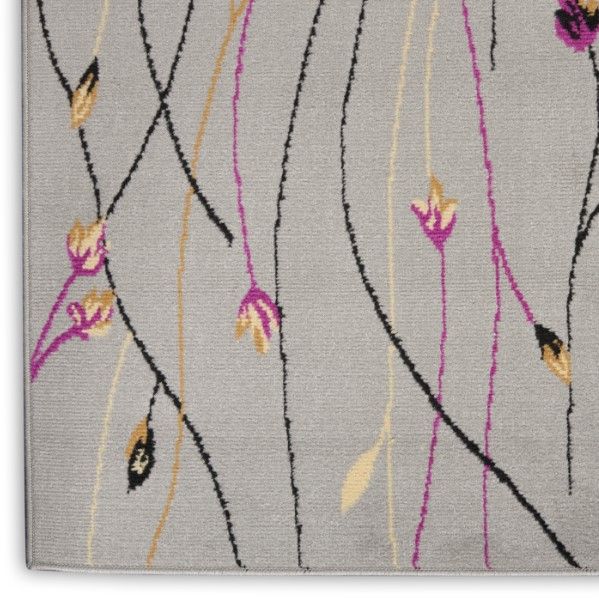 Nourison Home™ Grafix Gray 5'x7' Style 3 Area Rug-3