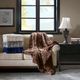 Olliix by Premier Comfort Parker Brown Corduroy Plush Down Alternative Throw-2