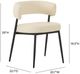 TOV Furniture Maxine Cream Dining Chair-2