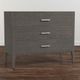 Bassett® Furniture Modern Rivoli Normandy Grey 3-Drawer Dresser-1