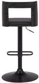 Armen Living Milan Black Adjustable Swivel Bar Stool-3