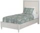 Standard Furniture Sarah White Twin Upholstered Panel Youth Bed-0