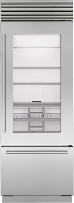 Sub-Zero® Classic Series 30 in. 17.0 Cu. Ft. Stainless Steel Built In Bottom Freezer Refrigerator