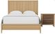 Vaughan-Bassett NordHaven Clear Maple Queen Panel Bed-2