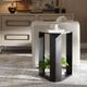 Uttermost® Keenan Dark Bronze Geometric Accent Table-2