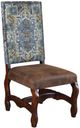 Horizon Home® Palermo Blue/Brown Dining Side Chair-0