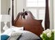 Kincaid® Hadleigh Clear Black Cherry Rice Queen Carved Bed-2