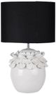 A & B Home Keene White Ceramic Table Lamp-0