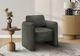 Monarch Specialties Inc. Dark Grey 32" Fully Upholstered Accent Chair-1