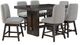 Signature Design by Ashley® Burkhaus 7-Piece Dark Brown Counter Height Dining Table Set-0