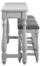 Emerald Home New Haven 4-Piece Oyster Shell Sofa Table Set-5