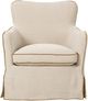 Four Hands Devon Broadway Dune Slipcover Swivel Chair-2