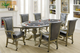 Furniture of America® Melina 7-Piece Gray Game Table Set-0