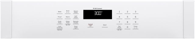 GE® 27" White Electric Built In Single Oven-2
