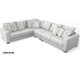 Corinthian 3pc Sectional-0