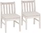 Linon Svana 2-Piece Beige/Natural Acacia Outdoor Dining Chair Set-0