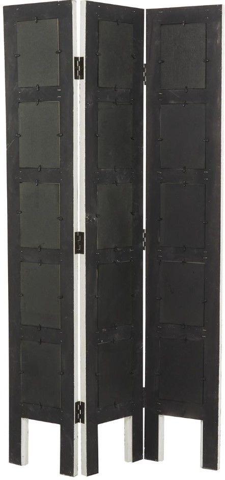 Deco Marche White 27" Room Panel Screen Divider-2