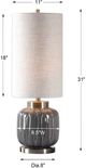 Uttermost® Zahlia Gray Buffet Lamp-2