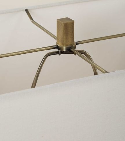 Uttermost® Turning Point Brass Travertine Table Lamp-3
