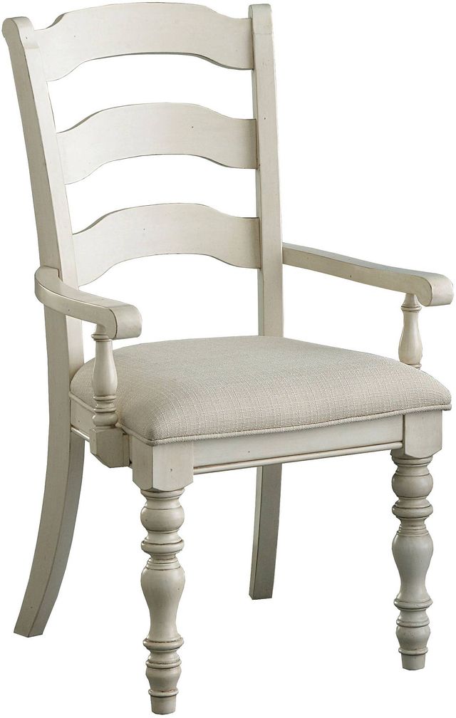 HH2 Home Pine Island 7-Piece Old White Set with Ladderback Chairs-3