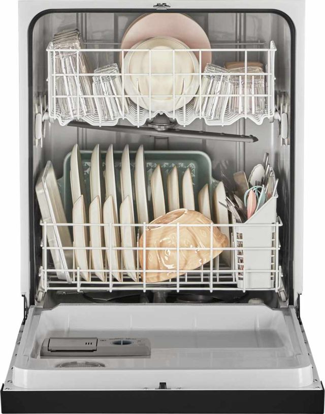 Whirlpool® 24" Black Front Control Built In Dishwasher-2
