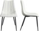 Moe's Home Collection Alibi 2-Piece Ivory Dining Chair Set-4