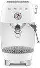 Smeg 50's Style White Manual Espresso Machine-0
