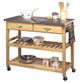 homestyles® General Line Brown Kitchen Cart-1