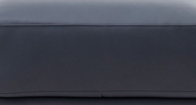Leather Italia™ Georgetowne Baxter Midnight Blue Ottoman-1