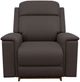 La-Z-Boy® Ace Chocolate Leather Power Rocking Recliner with Headrest-1