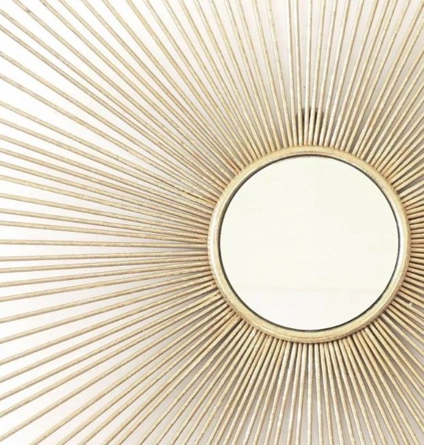 Classy Art Style 27 Chrome/Gold Wall Mirror-1