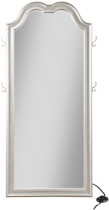 Coaster® Evangeline Silver Vanity Floor Mirror-1
