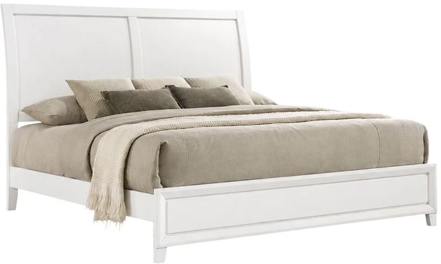 New Classic® Home Furnishings Ballard 3-Piece White Queen Panel Bedroom Set-2