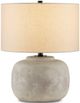 Currey & Company Beton Antique Earth/Light Beige Table Lamp-0